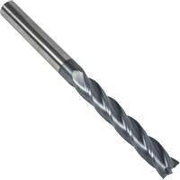 S237 30° Extra Long Square End Mill, 1/8" Dia., 3" L, 4 Flutes, 1/8" Shank, Carbide Cintas