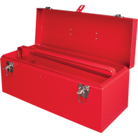 ATB100 Portable Tool Box with Metal Tool Tray, 8-3/4" D x 21" W x 9" H, Red Cintas