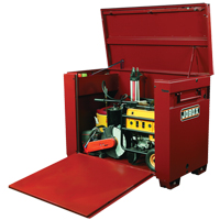 High-Capacity Drop-Front Chest, 60" x 31" x 45", Steel, Red Cintas