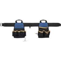 20 Pocket Tool Belt Combo, Polyester, Black Cintas