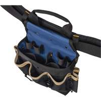 20 Pocket Tool Belt Combo, Polyester, Black Cintas
