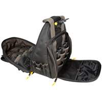 Sacs &agrave; dos pour outils Techgear &agrave; 53 pochettes, 16" lo x 13-1/4" la, Noir, Polyester Cintas