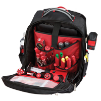 Sac &agrave; dos &agrave; profil bas, 10" lo x 12" la, Noir, Balistique Cintas