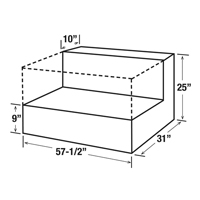 Aluminum Fuel Transfer, Aluminum, 100 Gal. Capacity, Silver Cintas
