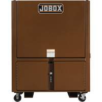 Field Office Jobsite Box, 33" W x 63" D x 80" H, Steel, Red Cintas