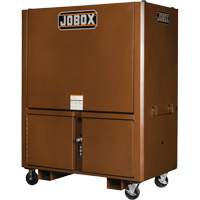 Field Office Jobsite Box, 33" W x 63" D x 80" H, Steel, Red Cintas