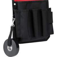 Utility Pouch, Multiple Tool Holder, Nylon, 9 Pockets Cintas