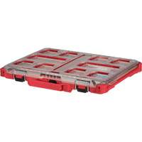 Packout Low-Profile Organizer, 19-3/4" x 16-2/5" x 2-1/2", Black/Red Cintas