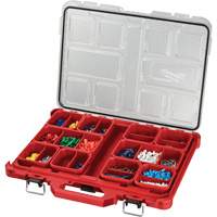 Packout Low-Profile Organizer, 19-3/4" x 16-2/5" x 2-1/2", Black/Red Cintas
