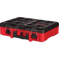 Coffre &agrave; outils avec partitions ajustables Packout, 20-7/10" x 15-1/5" x 6-1/5", Noir/Rouge Cintas