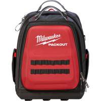 Sac &agrave; dos Packout, 15-3/4" lo x 11-4/5" la, Noir/Rouge, Balistique Cintas
