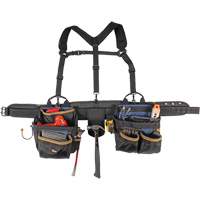 Deluxe Tool Belt, Polyester, Black Cintas