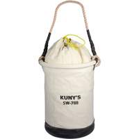 Sac &agrave; outils avec sommet style parachute, 11-1/2" lo x 11-1/2" la x 16" h, Toile, Beige Cintas