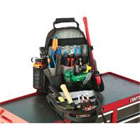 Sac &agrave; dos pour outils 5843 Arsenal, 13-1/2" lo x 8-1/2" la, Noir, Polyester Cintas
