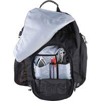 Arsenal&reg; 5143 Tool Backpack, 15" L x 8" W, Black, Polyester Cintas