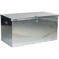 Aluminum Treadplate Portable Tool Box, 25-1/16" D x 49-1/4" W x 24" H, Silver Cintas