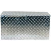 Aluminum Treadplate Portable Tool Box, 25-1/16" D x 49-1/4" W x 24" H, Silver Cintas