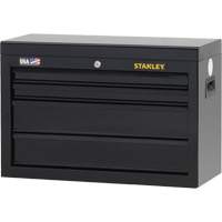 100 Series Tool Chest, 26" W, 4 Drawers, Black Cintas