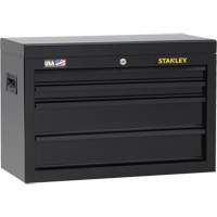 100 Series Tool Chest, 26" W, 4 Drawers, Black Cintas