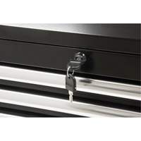 Industrial Tool Chest, 26" W, 4 Drawers, Black Cintas