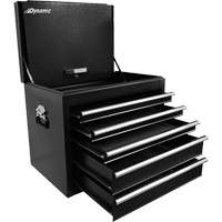 Truck Tool Box, 27" W, 5 Drawers, Black Cintas