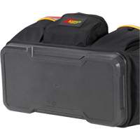 Molded Base Open-Top Tool Box, Ballistic Polyester, 17 Pockets, Black/Blue Cintas