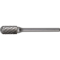 Fraises au carbure solide - Forme cylindrique avec embout sph&eacute;rique CLEVELAND, , 1/8" dia., 9/16" profondeur de la coupe Cintas