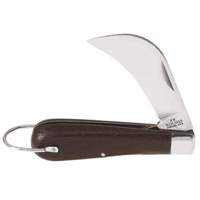 Pocket Knife with Hawkbill Slitting Blade, 2-5/8" Blade, Carbon Steel Blade, Plastic Handle Cintas
