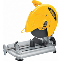 Scies &agrave; tronçonner, 14", 4000 tr/min &agrave; vide, 120 V, 15 A Cintas