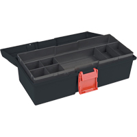 Coffre &agrave; outils robuste, 15" la x 7" p x 5-1/2" h, Noir Cintas
