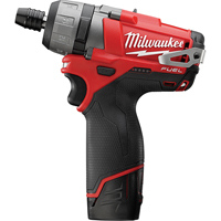 M12 Fuel Hex 2-Speed Screwdriver Kit, 1/4", 12 V, 325 in-lbs Max. Torque, Lithium-Ion Battery Cintas