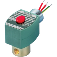 &eacute;lectrovannes 2 voies &agrave; action directe, Tuyau de 1/8", 140 PSI Cintas