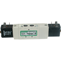 Pilot 5-Way 2-Position 4-Way Solenoid Valves, 3/8" Pipe, 150 PSI Cintas