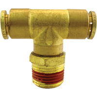 P.T.C. Swivel Male Branch Tees, Brass, 1/8" Cintas