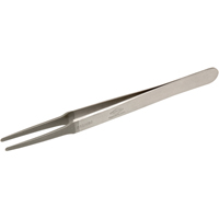 Tweezers - Flat Round Tips, Straight - 4.75" (120 mm) Cintas