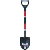 Pelle ronde robuste, Lame Acier au carbone, Fibre de verre, Manche Prise en D Cintas