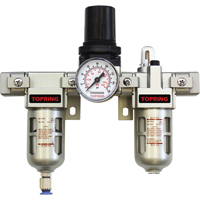 Filtreur/r&eacute;gulateur & lubrificateur modulaire Airflo (manom&egrave;tre compris), 1/4" NPT Cintas
