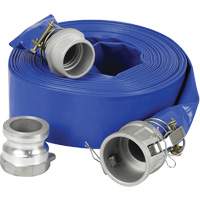 Lay-Flat Discharge Hose Kit for Water Pump, 2" x 600" Cintas