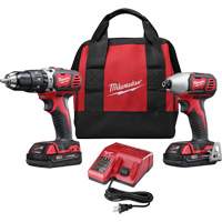 M18 Cordless 2-Tool Combo Kit, Lithium-Ion, 18 V Cintas