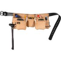 Journeyman Carpenter Aprons, Leather, Tan Cintas