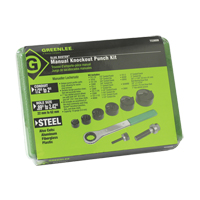 Knockout Kit with Ratchet and SlugBuster&reg; Punches Cintas