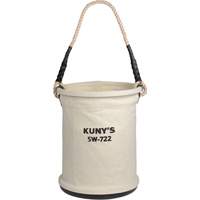 Heavy-Duty Buckets, 11" L x 11" W x 16" H, Canvas, Beige Cintas