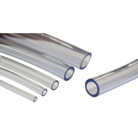 Tube, Air/Eau, 0,4375" DE x 100' lo, PVC, Transparent, 55 psi @ 20°C Cintas