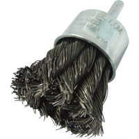 Knotted Wire End Brushes, 1" Dia., 0.014" Wire Dia., 1/4" Shank Cintas