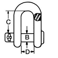 Campbell&reg; Super Blue Utility Clevis Cintas