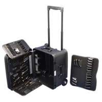 2-Wheel Service Tool Kit, 16-3/4" W x 13-1/2" D x 20" H, Black Cintas