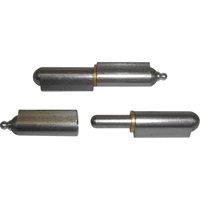 Charni&egrave;re soud&eacute;e Baer Hardware, 0,4375" dia. x 2,75" lo, Acier doux a/goupille fixe en laiton Cintas