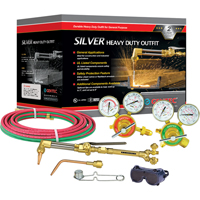 Silver Heavy-Duty Welding & Cutting Outfi ts, 3/4" Cut, 1/2" Weld Cintas