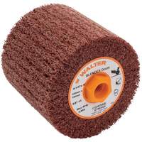 Tambour de conditionnement de surface Blendex ALLSTEEL, 4-1/4" dia. x 4" la, 5/8"-11 Arbre, Grain Cors&eacute; Cintas