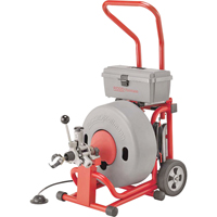 Machine &agrave; tambour no K-6200 avec c&acirc;ble no C-24-IW, &eacute;lectrique, 5/8" x 100' Cintas